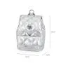 Factory Wholesale Women Handbags Luxury Vegan Leather Quilted School Bag Fashion 2024 Custom Embroidery Backpack For Women