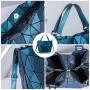 LOVEVOOK 2021 luxury womens crossbody shoulder bags ladies foldable Totes Hobo bag women geometric purse and handbags