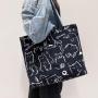 CCF276 Eco Messenger Bags Small Casual Cotton Canvas Tote Crossbody Bag Women's Shoulder Bag with Zipper