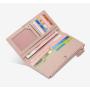 Cheap Classic Wallets for Women Vegan Leather Credit Card Holder Large Capacity Long Women Wallets Purse