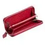 Fashion women hand purse luxury crocodile embossed pattern pu leather rfid blocking wallet purse bag for travel