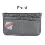 Cosmetic Bag For Women Double Zipper Makeup Bag Toiletries Grooming Kit Large Nylon Travel Insert Organizer Handbag Purse