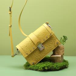 Custom 2023 New Style Fashion Real Leather Italian Small Women Handbag Cylindrical Shoulder Crossbody Bag