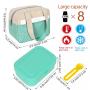 Rpet Green Kids Lunch Box Pouch Insulated Soft Bento School Bag Mini Thermal Child Lunch Cooler Bag With Handle