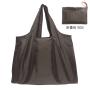 New Hot Sale Fashion Foldable Gray Shopping Bag Tote Folding Pouch Handbags Convenient Large-Capacity Market Grocery Bag