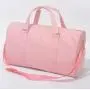 Large Capacity Duffel Sports Bag Custom Logo Women Purple Sport Crossbody Duffle Chenille Patch Gym Bag