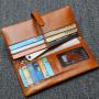 Custom Carteras Para Billeteras De Mujer Ladies Purse Genuine Leather Long Luxury Designer Wallets For Women Brand Fashionable