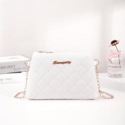 2024 Korean Version Embroidered Diamond Checkered Women's Shoulder Bag New Foreign Trade Wholesale Small Bags Live Broadcast