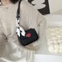 2023 New Ins Versatile One Shoulder Underarm Bag Fashionable Cross Body Small Square Bag Love Magnetic Button Small Square Bag