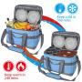 Square Soft Shoulder Picnic Portable Aluminum Foldable Thermos Insulation Lunch Box Cooler Bag