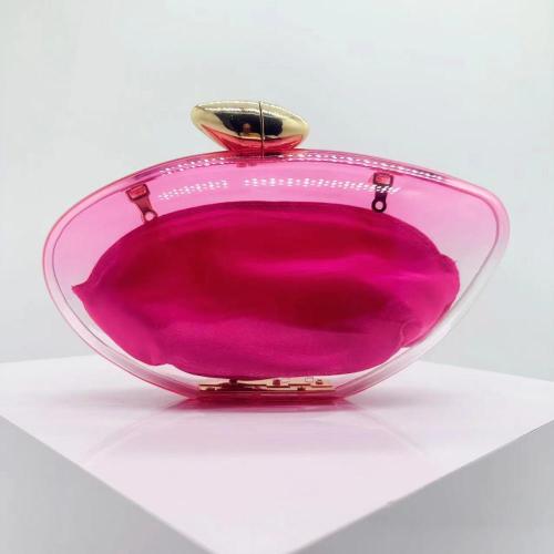 New Transparent Fashion Handheld Acrylic Simple Evening Bag carteras para mujer 	 sac a main