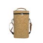 Eco-Friendly Natural Cork Material 2 Bottle Wine Cold Carrier Bag Custom Outdoor