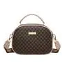 Women's Bag Ladies's 2024 Handbag New Circle Pattern Decoration Crossbody Shoulder Bag Ribbon Camera Square Bag