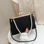 Wholesale Summer Bags Women Handbags Ladies Fashion Pearl Handheld Women Hand Bags Metal Buckle Opening Handbags