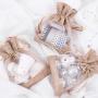 Latest Wholesale Organza Wedding Party Welcome Favor Bags Burlap Drawstring Gift Pouch Bag