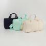 Free Shipping  USA Warehouse Wholesale Stock Multi Colors Waterproof Nylon Cosmetic Bag Clear PVC Pouch Women Fanny Pack