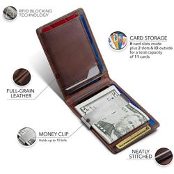 Newest Gents RFID Blocking Wallet ,custom genuine leather mens wallet for men