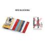ZF323 Custom Logo Business Card Case Metal Multifunctional Money Clip RFID Slim Card Case Aluminium Card Holder