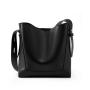 Autumn & Winter Genuine Leather Brown Bucket Bags Shoulder Underarm bags for Women Leather Handbags for Ladies Luxury Tote Bags