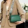 New leather fashionable and minimalist lychee pattern shoulder bag