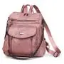 Women Backpack Purse Vegan Leather Handbags Multi-function Large Fashion Designer Travel Bag Ladies Shoulder Bags With Tassel