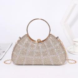 Fashion Ladies full rhinestone Clutch Small Designer Fleece Crossbody Bags Luxury Handle Party Evening Women Velvet Envelope Bag