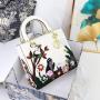 high handmade ladies bag designer female bag good quality factory direct sales flowers handbag for women luxury trends bag 25 cm