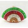 New scalloped diamond clutch hollowed-out diamond evening bag bling rhinestone women luxury clutch evening bags