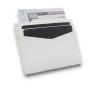 Vegan leather PU saffiano leather front pocket card wallet rfid blocking card holders