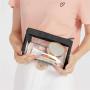 Gelory Wholesale multifunctional transparent travel cosmetic bag waterproof large cosmetic bag large cosmetic storage bag