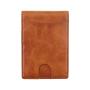 Custom leather money clip wallet leather men money clip business credit card holder for  men