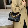 Causeal Tote 2024 new style OEM  Luxury Designer women Stripes  Bags  Female design Shoulder Bags factory Custom logo