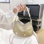 HR385 Pearl Handheld Imitation Full Diamond Handbag Popular Party Dinner Clutch Messenger Bag One Shoulder Fashion Women's Bag