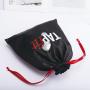 High Quality Portable Cosmetic Dust Pouch Reusable Satin Gift Jewelry Bag With Logo Custom Satin Drawstring Bags