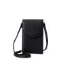 Custom LOGO Small Purse Credit Slots Multi Card Organizer Wallet Crossbody Cell Phone Bag Mini Over Shoulder Handbag