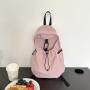 New style casual large capacity custom backpack drawstring shoulder bag nylon backpacks for girls 2023