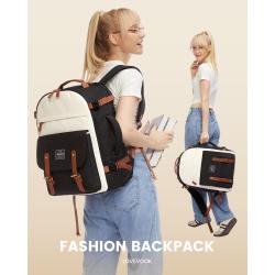 LOVEVOOK 15.6 In School Bag Laptop Backpack with cover for girls Travel bag College High Quality Laptop Backpack for Women