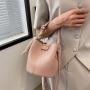 Wholesale Zaino Senior Texture Bucket Bag Niche Design Crossbody Bag Fashion Portable Hand Bags For Ladies