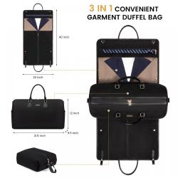 LOVEVOOK wholesale 3 in 1 Garment Duffle weekender Bags for women men travel daily Hanging Suitcase Suit large luggage handbags