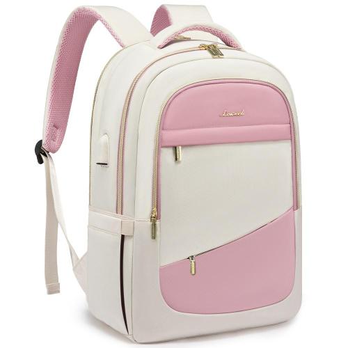 LOVEVOOK custom logo students work computer waterproof casual travel bag for girls school office women travel laptop backpacks