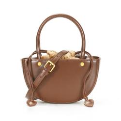 High Quality Leather Purses Handbag Mini Round shoulder crossbody bag For Women Bags