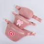 Keymay Eco Friendly Custom Logo Small Teddy Fleece Sherpa Plush Shopper Sling Waist Bumbag Fanny Pack Women Men Crossbody Bag