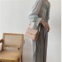 Customized Logo Solid Square Women's Shoulder Bags Simple Fashion Pu Crossbody Bag Women's Messenger Bags