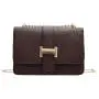 Direct Selling Bags for Women Stone Pu Leather Shoulder Crossbody Bags 2024 New Embossed Solid Color Chain Small Square Bag