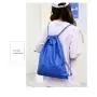 ZF024 Fashion Simple Outdoor Travel Waterproof Wearable Shoulders Bag Oxford Cloth Folding Backpack Sports Fitness Training Bag