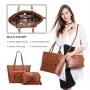 LOVEVOOK Women Handbags Female Shoulder Crossbody Messenger Bags PU Leather Bag Set for Ladies