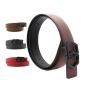 Reversible Black & Brown Genuine Leather Belts For Men With Custom Luxury Stainless Steel Buckles
