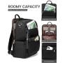 2023 Fashion expandable Work Teacher Nurse Bag with Cute Wristlet Bag waterproof multifunction travel Women laptop backpack USB