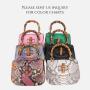 Custom Luxury Exotic Small Genuine Snakeskin Snake Skin Leather Women Bamboo Handle Shoulder Crossbody Bags Purses Handbags