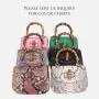 Custom Luxury Exotic Small Genuine Snakeskin Snake Skin Leather Women Bamboo Handle Shoulder Crossbody Bags Purses Handbags